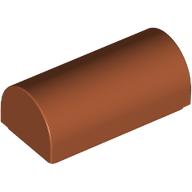 Lego Brick Curved 1 x 2 x 2/3 Double Curved Top, No Studs