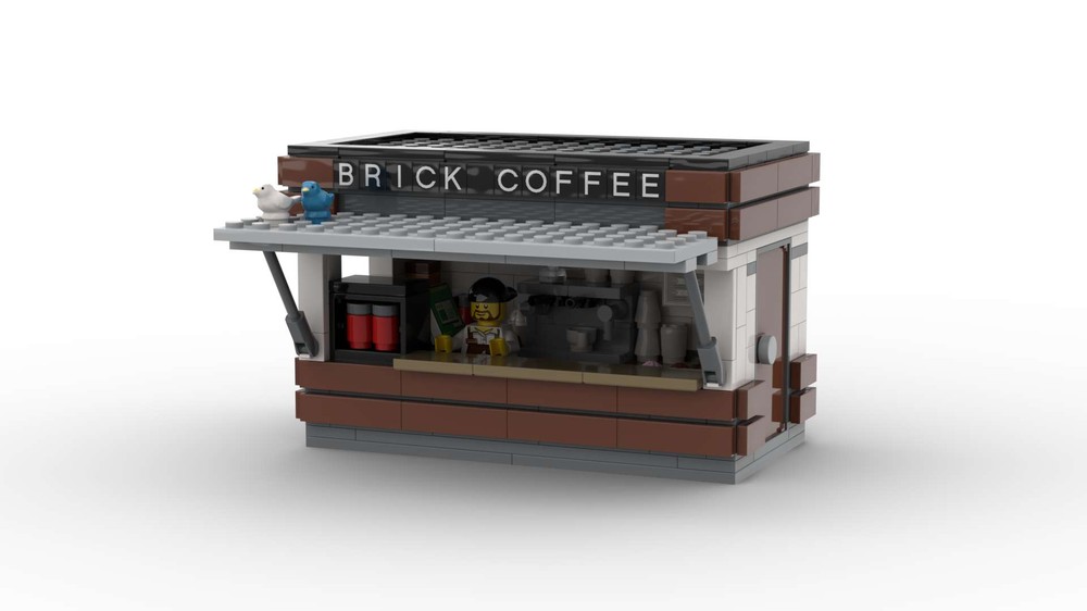 Lego City coffee stand