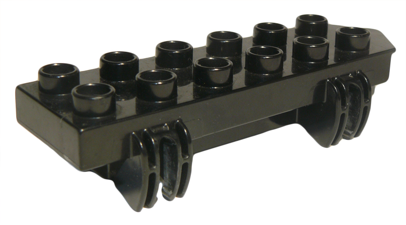 Lego Duplo Car Base 2 x 6 / Black