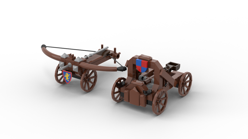 Lego Lion knights Ballista and Catapult