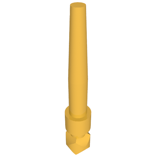 Lego Equipment Wand [Individual] / Pearl Gold