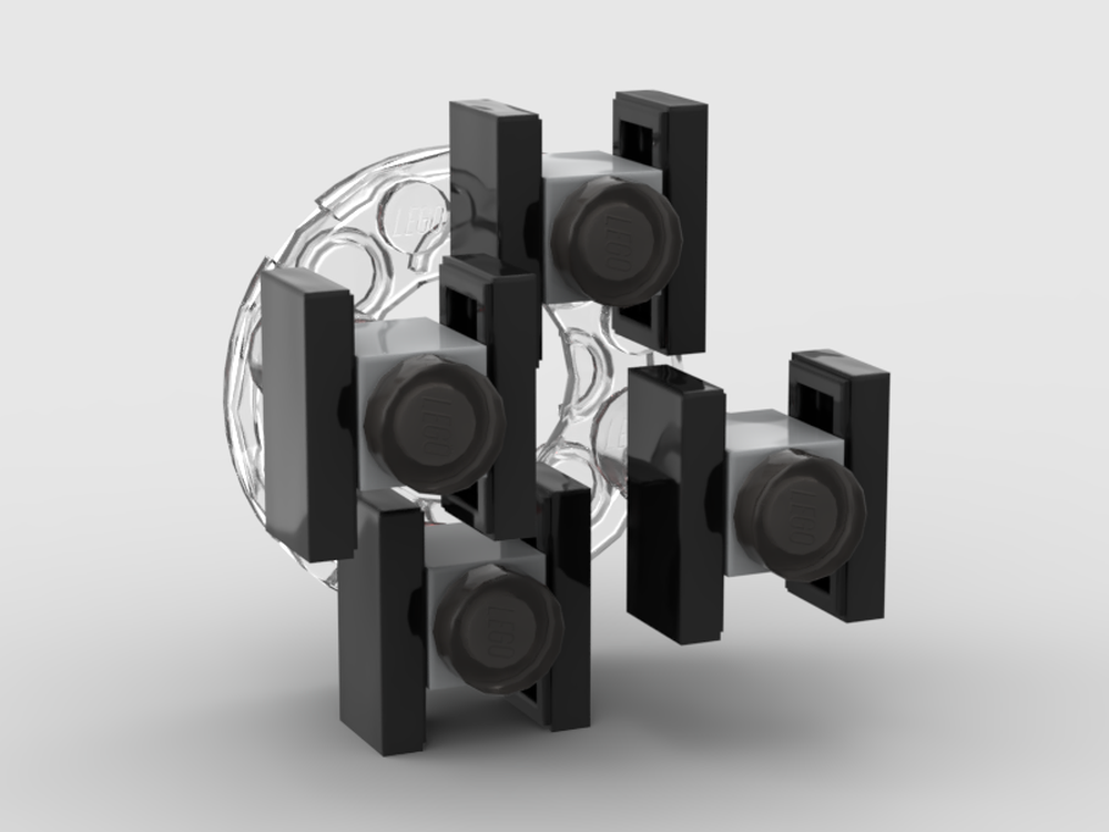 Lego Nanoscale Tie Fighter (UCS Star Destroyer x2 scale)