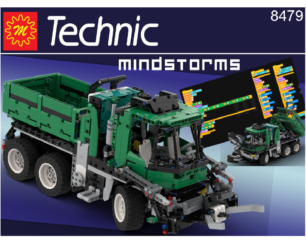 Lego Studless 8479 A - Claw dump truck