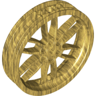 Lego Wheel 75 x 17 Motorcycle / Pearl Gold