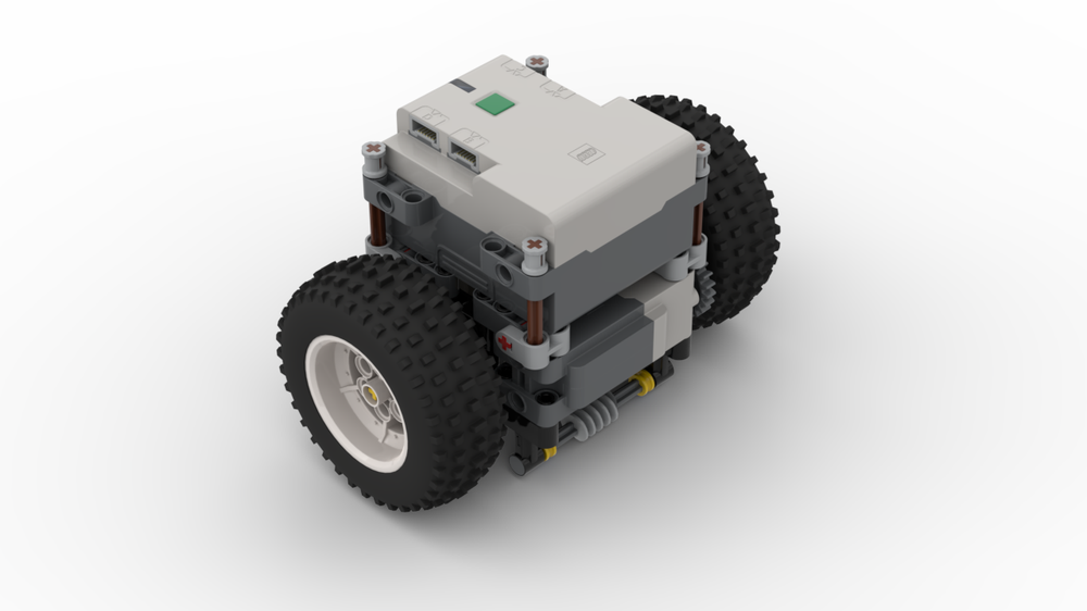 Lego 2 Wheel Skid Steer Chassis