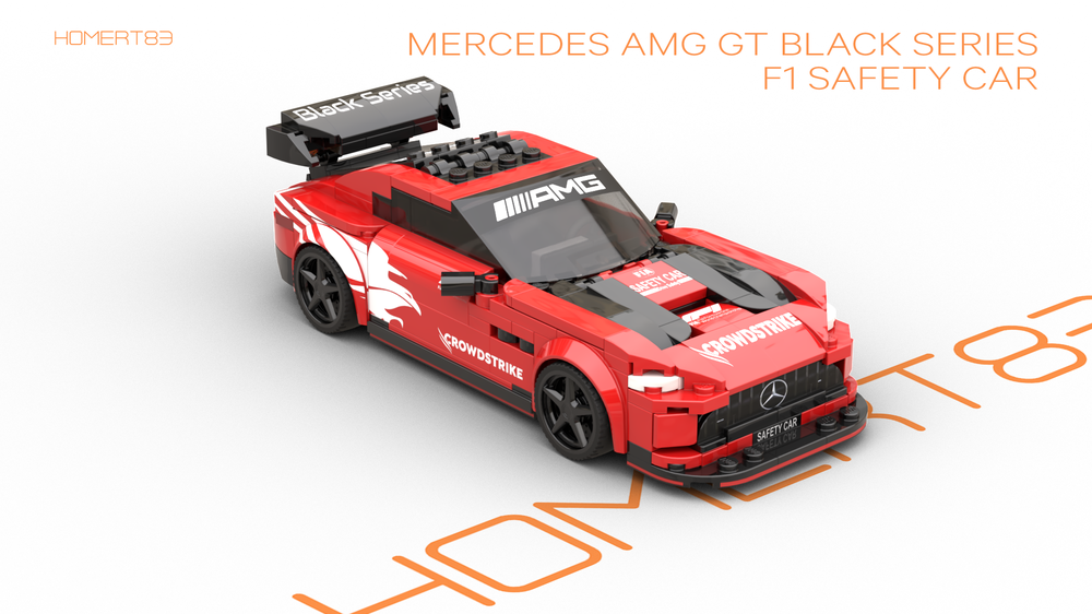 Lego Mercedes AMG GT Black Series F1 2023 Safety Car Formula one