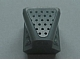 Lego Vehicle, Air Scoop Engine Top 2 x 2 with Black Dots on Silver Pattern (Sticker) - Set 8137