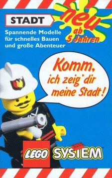 Lego 1997 Mini Town German 6 x 9.5 cm