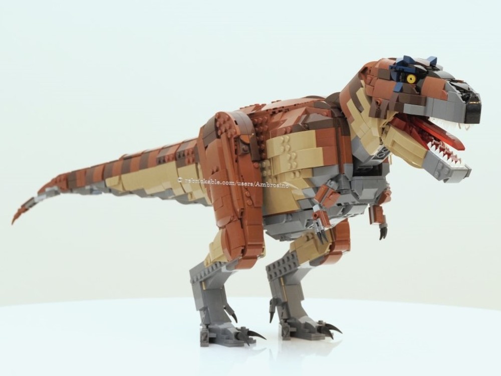 Lego Real T. rex (75936 Tyrannosaurus modification)