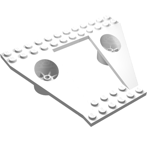 Lego Wing Plate Bi-level 12 x 9 (Exploriens) / White