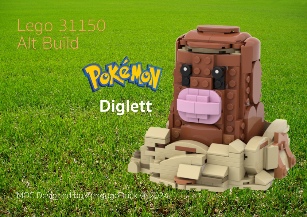 Lego 31150 Pokemon Diglett