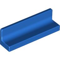 Lego Panel 1 x 4 x 1 with Rounded Corners [Thick Wall] / Blue