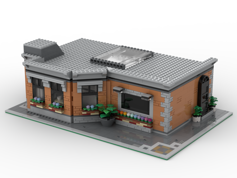 Lego SitComplex - Queer Eye Ground Floor (with roof)