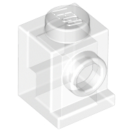 Lego Brick Special 1 x 1 with Headlight / Trans-Clear