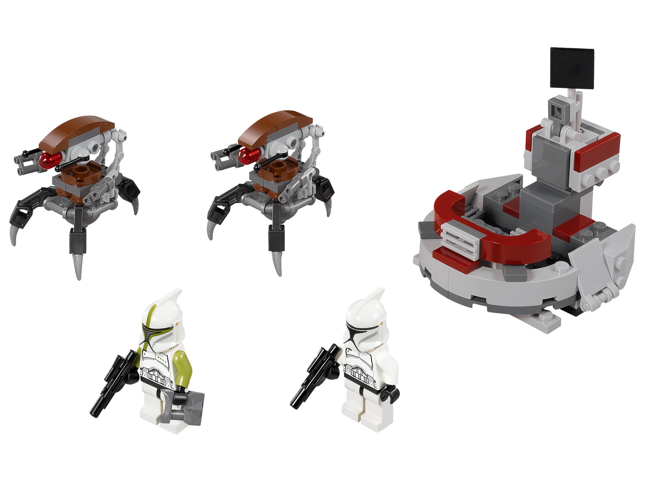 Lego Clone Troopers vs. Droidekas