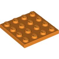 Lego Plate 4 x 4 / Orange