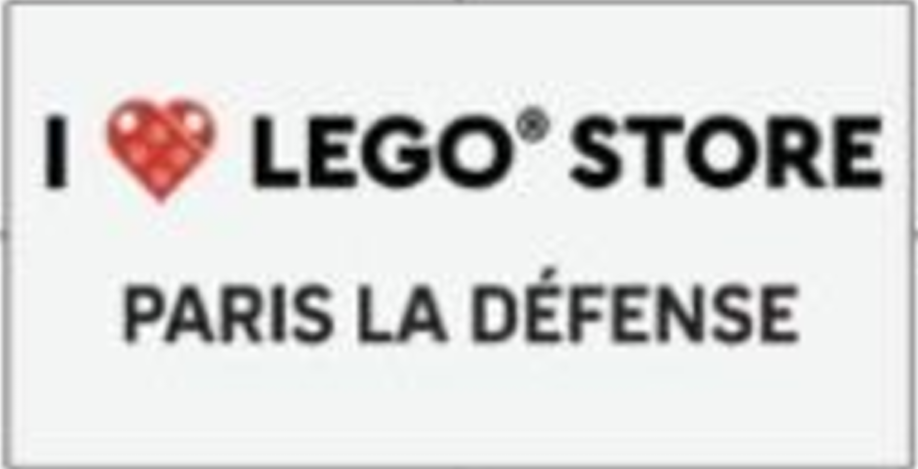 Lego I [Heart] LEGO Store Paris La Défense Tile