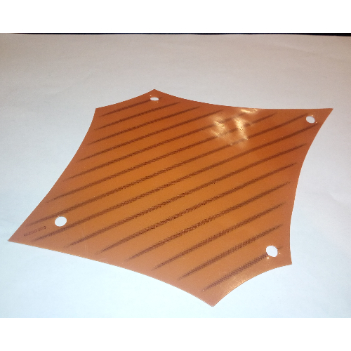 Lego Sail, 17 x 24 with Reddish Brown Lines Print / Dark Orange