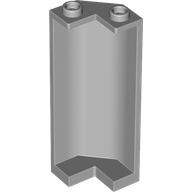 Lego Panel 2 x 2 x 5 Corner / Light Bluish Gray