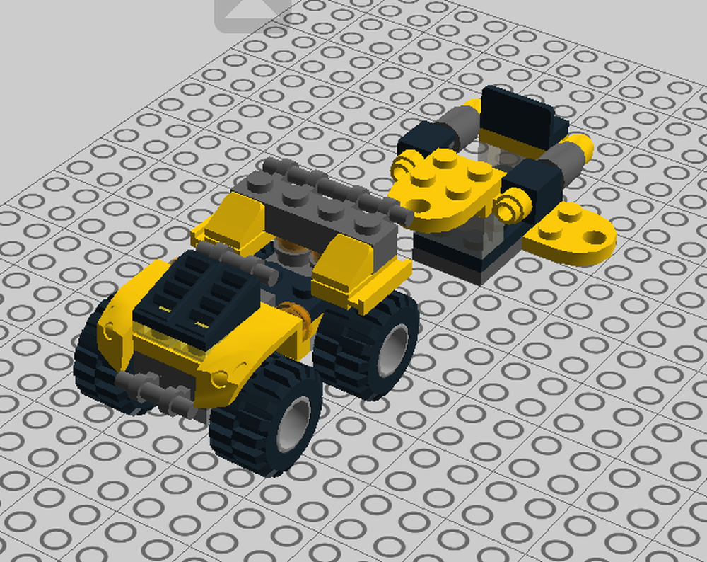 Lego 5761 Minifig Scale ATV
