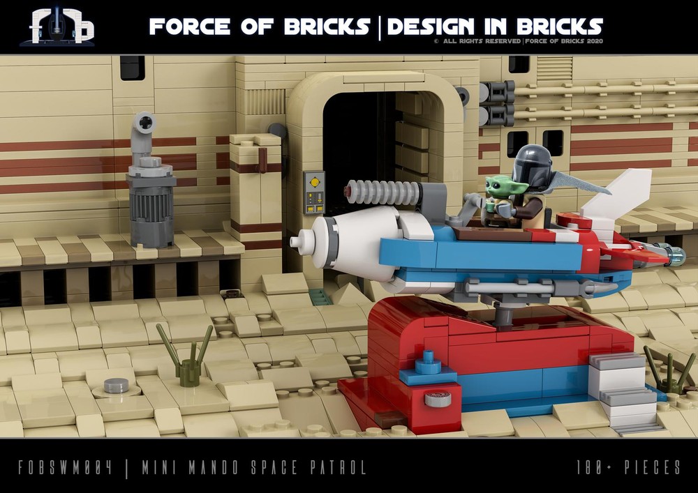 Lego Mini Mando Space Patrol (fobswm004) | Force of Bricks