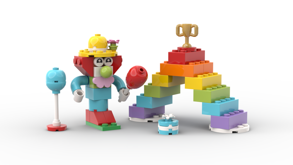 Lego 11029 Clown and Rainbow
