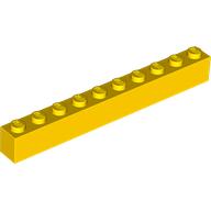 Lego Brick 1 x 10 / Yellow
