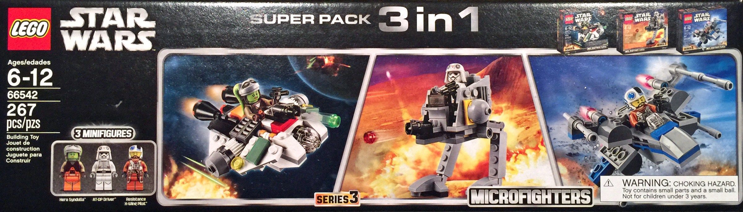 Lego Star Wars Microfighters Super Pack 3 in 1