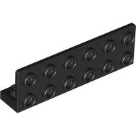 Lego Bracket 1 x 6 - 2 x 6 Inverted / Black