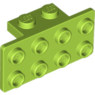 Lego Bracket 1 x 2 - 2 x 4 / Lime