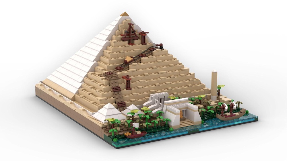 Lego 21058 - (Short version) Building of the Great Pyramid