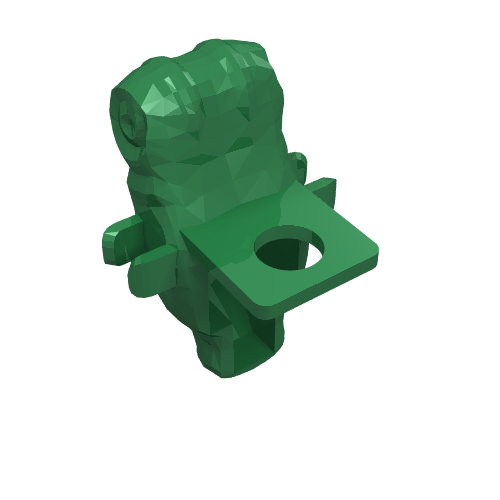 Lego Minifig Neckwear Backpack with Sleeping Bag / Green