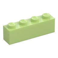 Lego Brick 1 x 4 / Yellowish Green