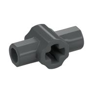 Lego Large Figure Weapon Lightsaber Hilt with Axle Hole and Two Bar Holders / Dark Bluish Gray