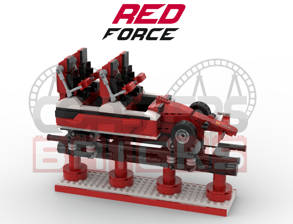 Lego ROLLERCOASTER - RED FORCE - PORTAVENTURA WORLD