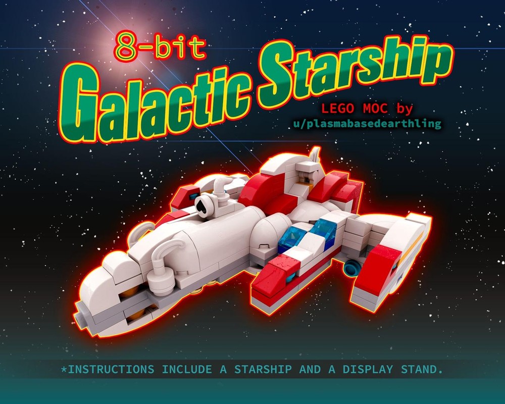 Lego 8-bit Galactic Starship