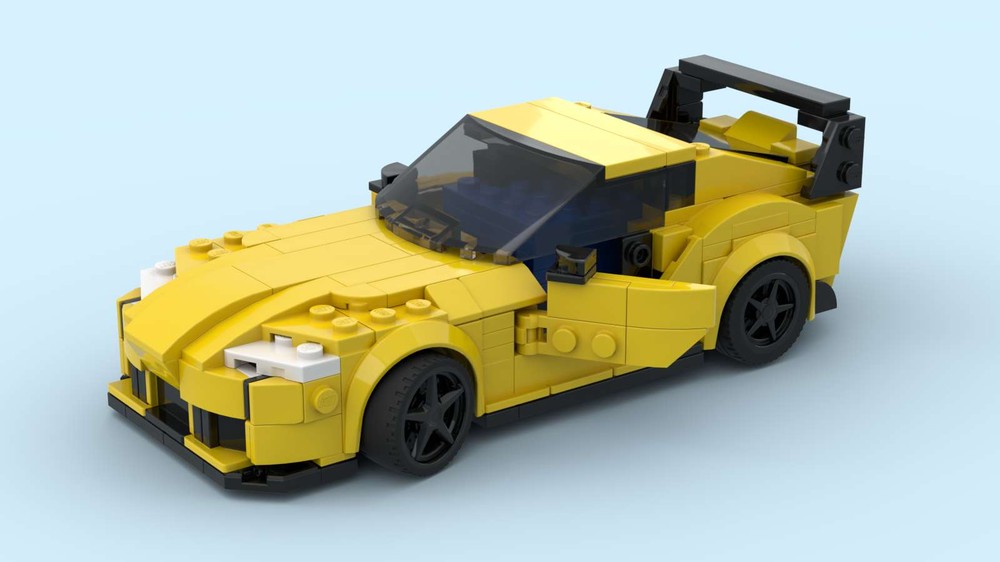 LEGO Speed Champion "Toyota Supra GR" from Set 76901 motorized
