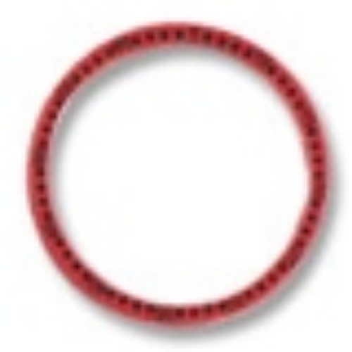 Lego Watch, Bezel Round, Smooth, Thin with Minute Ring Print / Red