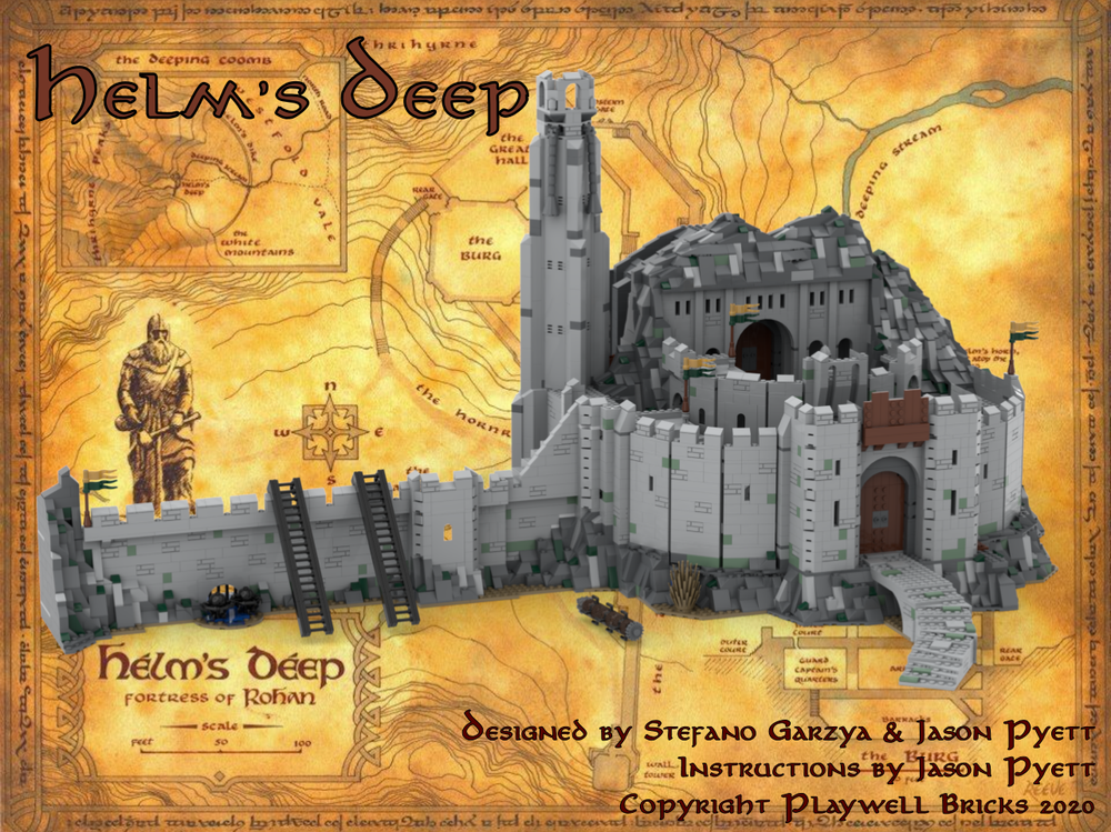 Lego Helm's Deep, UCS scale