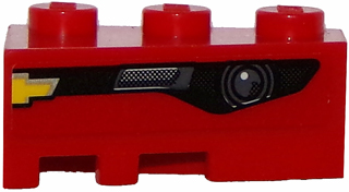 Lego Wedge 3 x 2 Right with Chevrolet Camaro Car Headlight Pattern (Sticker) - Set 75874