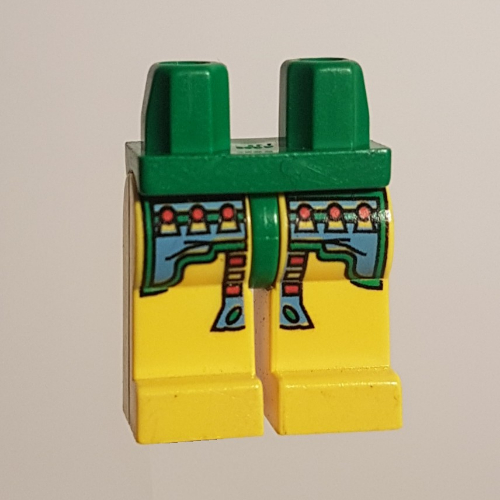 Lego Hips and Yellow Legs with Blue/Red Squares Print (Achu)