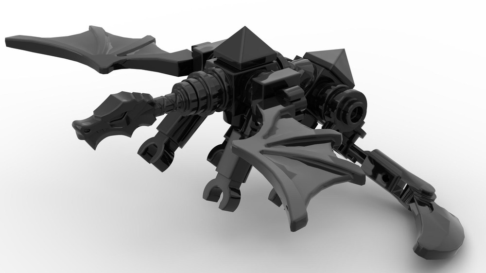 Lego Nano Black Dragon