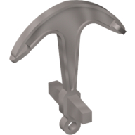 Lego Boat, Anchor - Single Top Hole / Pearl Light Gray