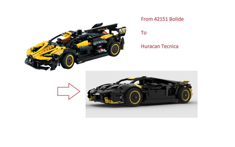 Lego 42151 - Huracan Tecnica