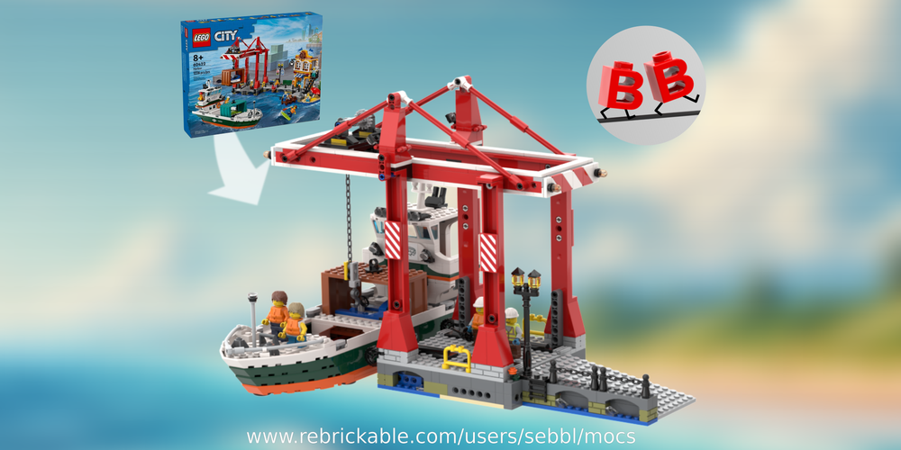 Lego 60422: Harbor Crane Access Ramp
