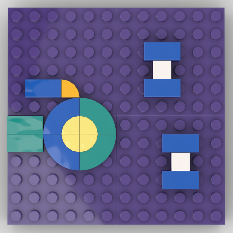 Lego Mood Cubes Art