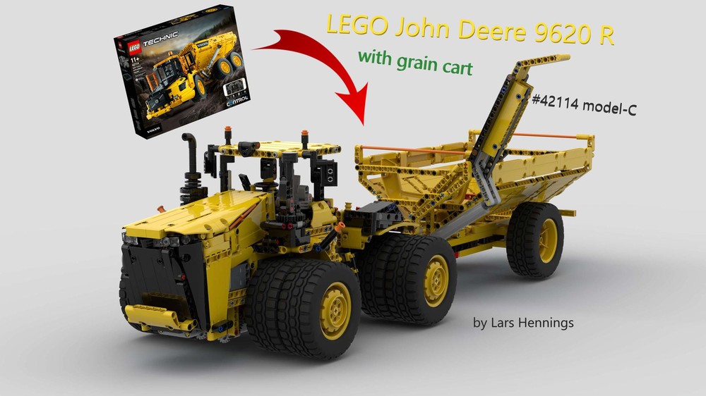 Lego 42114 C-Model: John Deere 9620 R with grain cart