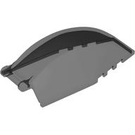 Lego Windscreen 8 x 4 x 2 Curved with Handle / Trans-Black