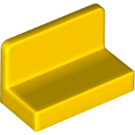 Lego Panel 1 x 2 x 1 [Rounded Corners] / Yellow