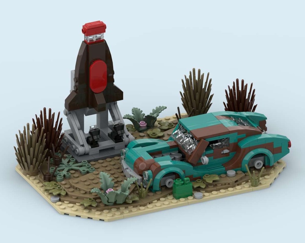 Lego Wasteland Scene V1 (Fallout Theme)
